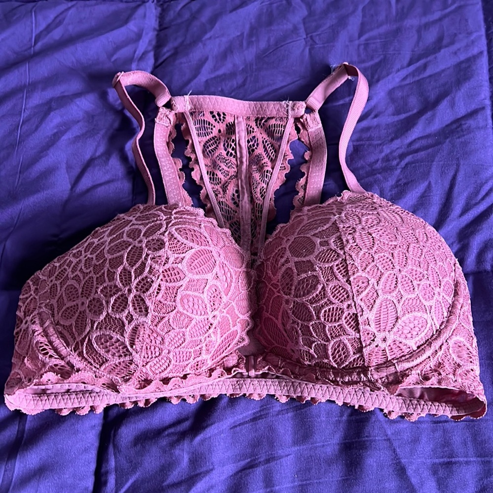 Pink Date Racerback Bra